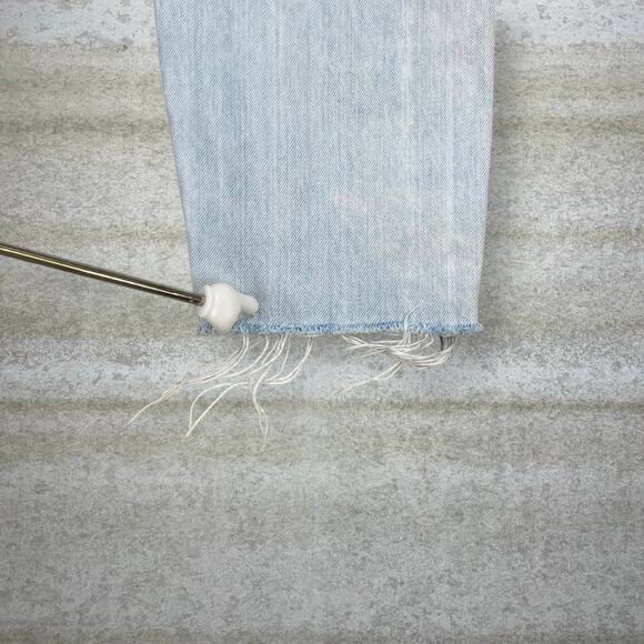 Vintage Y2K Levis Jeans 27x27 Regular Tapered Leg Fit Light Wash Orange Tab - Picture 7 of 8